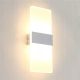  GOECO Garden Wall Light, Grey and Silver Tones, Integrated 12W LED Source