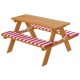 Kindergarten table 89x79x50cm with cushion