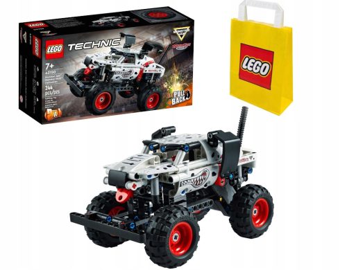  LEGO Technic Monster Jam Mutt Dalmatian 42150 + LEGO 6315786 PAPER BAG VP SMALL S 24X18X8