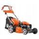  Oleo-Mac petrol lawn mower with basket, 166 cm³ capacity. Basket 70 l 51 cm