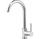 Deante Neo Luno standing kitchen faucet, silver