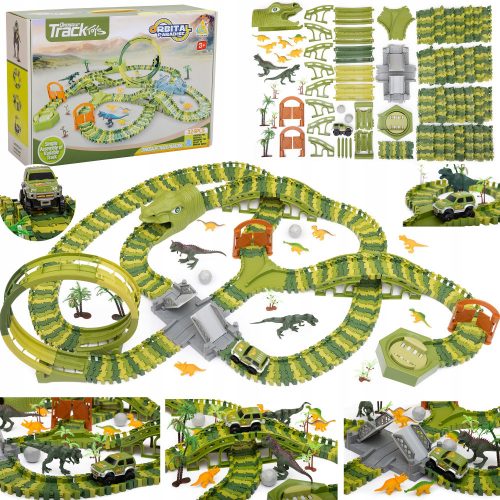  MEGA RACE TRACK PETLA DINOSAUR DINO PARK 290 pcs.