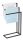 Loft standing metal towel rack