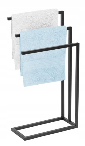 Loft standing metal towel rack