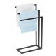 Loft standing metal towel rack