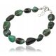  UNIQUE BRACELET NATURAL EMERALD SILVER