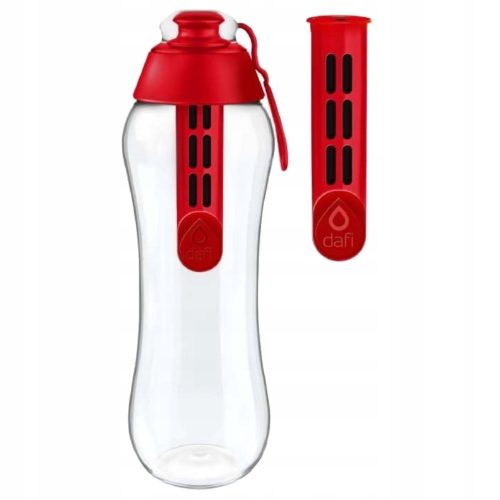  DAFI 0.7L filter bottle POPPY 0.7 l red