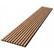 3D slats 10 pcs. on felt 270cm x 45cm OAK