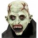  Widmann WI00392 Zombie face mask made of latex, green tones