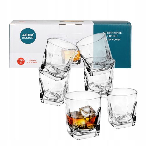 Glasses and Cups Altom Design Whisky Glasses 280 ml 6 pcs.