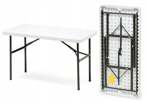 Table de jardin et terrasse - Table Gordon, plastique, rectangulaire, 120 x 61 x 74 cm