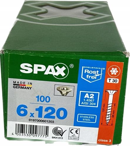 Spax wood screws 6 x 120 mm 100 pcs.