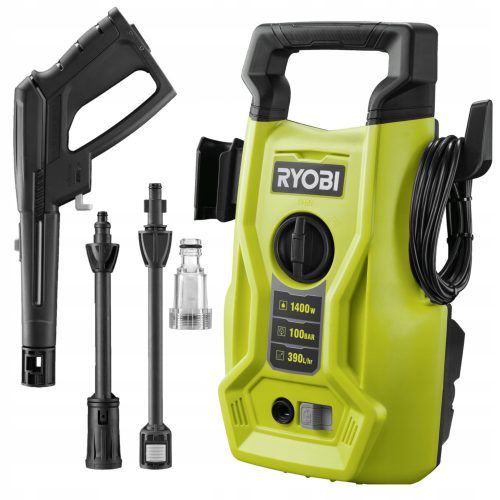 Nettoyeur haute pression Ryobi 100 bars 1400 W