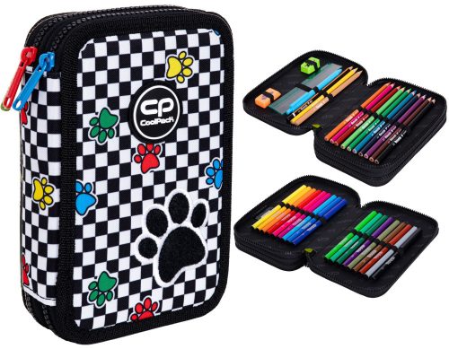  Two-compartment pencil case with JUMPER 2 GAME EQUIPMENT