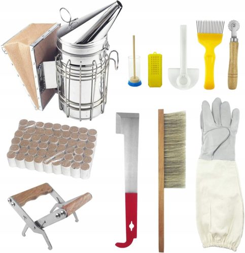 Bee Equipment - Beekeeping Set Gift for Beekeepers 12-piece