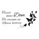 Decorative wall stickers Wall stickers for walls with quotes from the family HOME