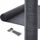 SHADE NET 75% FENCE COVER 1.5x25 GRAPHITE