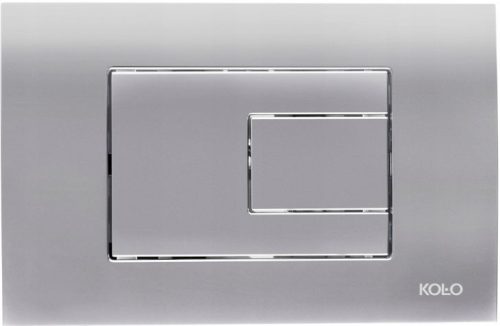 Koło Fusion toilet flush button, silver