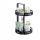  2-tier 360° rotating shelf GoldStart Design C032