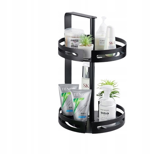  2-tier 360° rotating shelf GoldStart Design C032