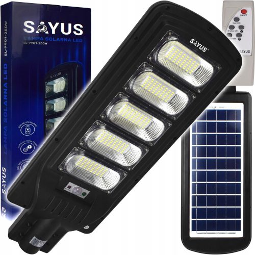  Sayus street light 1800 W 2400 lm battery-powered, solar-powered