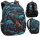  CoolPack Multi-Compartment School Backpack, Black, Shades of Blue, Shades of Orange, Multi-Colour, 21 l