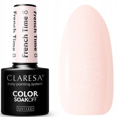  Claresa Hybrid nail polish French Time 8 - 5g