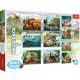  Trefl 10in1 Puzzle 329 Pieces TREFL 10IN1 PUZZLE IN THE WORLD OF DINOSAURIER 90390 TREFL