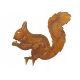  SQUIRREL made of metal, a garden decoration to stick in. RUST