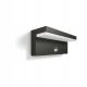  Philips Graphite garden wall light with integrated 4.5W LED source