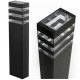  Rectangular light pole SuperLED E27 80 cm black