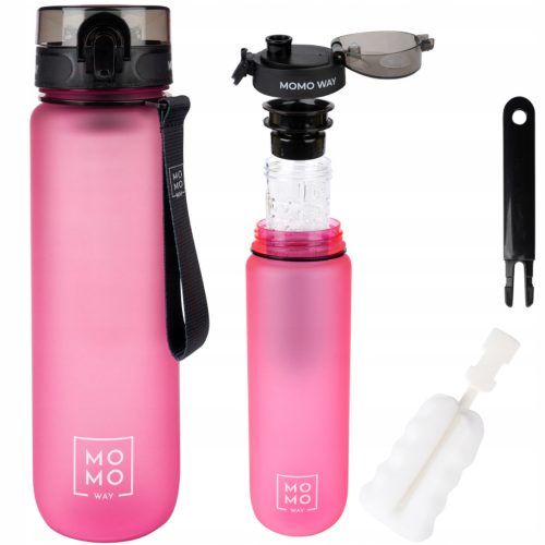  MOMO WAY Leakproof Measuring Bottle Water Bottle 1l BPA Free Tritan