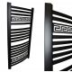  BATHROOM RADIATOR decorative SIGMA GREEK 1170x575 Black Structure 556W