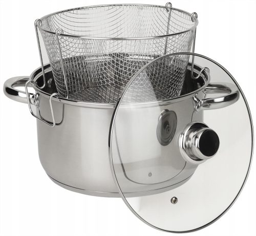 Pots Pot for frying French fries Rossner KL88 Silver, 5.5 l