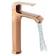 Valvex AURORA ROSE GOLD golden pedestal basin tap