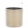  Hydroponic flower pot, 19.5 cm x 19.5 x 17.5 cm, diameter 19.5 cm, ceramic in yellow and gold tones