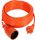  Orno garden extension cable 30 m, 1 pc. sockets, orange