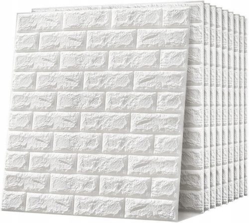 3D WALL PANELS SELF-ADHESIVE BRICK WALLPAPER 10 pieces