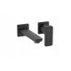 Valvex Loft Black wall-mounted washbasin mixer, black