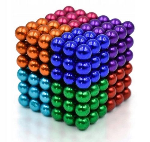  Colorful Magnetic Balls 5 mm 216 Pieces 8 Colors NEOCUBE