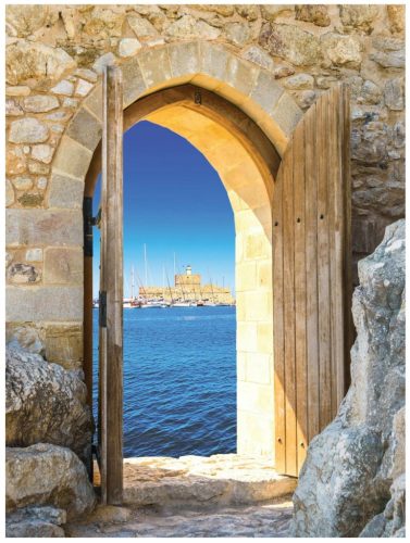 DOOR PHOTO WALLPAPER SEA 3B PANXL 206x275 F2131