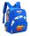 Cars Lightning McQueen Ergonomic School Backpack in Blue