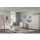  AJKmeble 4-piece furniture set. White