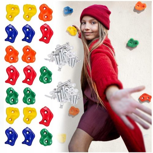 Stones, handles, rocks for climbing, wall 20