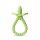  RazBaby silicone teething ring in green tones