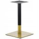 GOLD BLACK STAINLESS STEEL TABLE BASE 3002-5GB