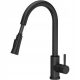  Steiner Julia kitchen faucet, black