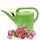  Dihome watering can 15 l, plastic, green tones