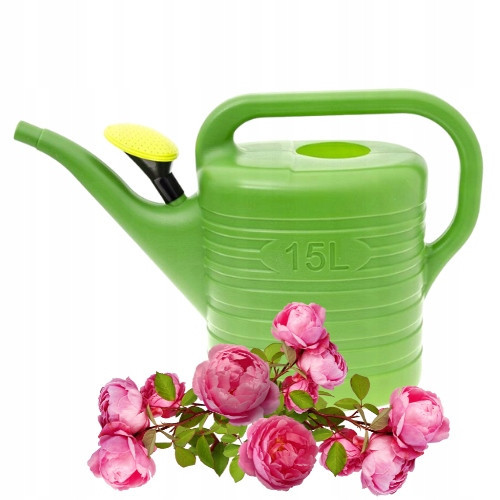  Dihome watering can 15 l, plastic, green tones