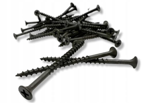 BLACK PHOSPHATED WOOD SCREWS 3.5x45 10KG